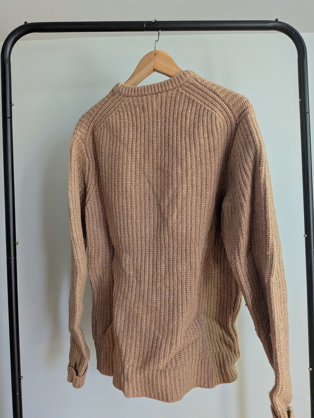 Taylor Stitch Men's Crewneck Sweater in Camel - Picture 2 of 3